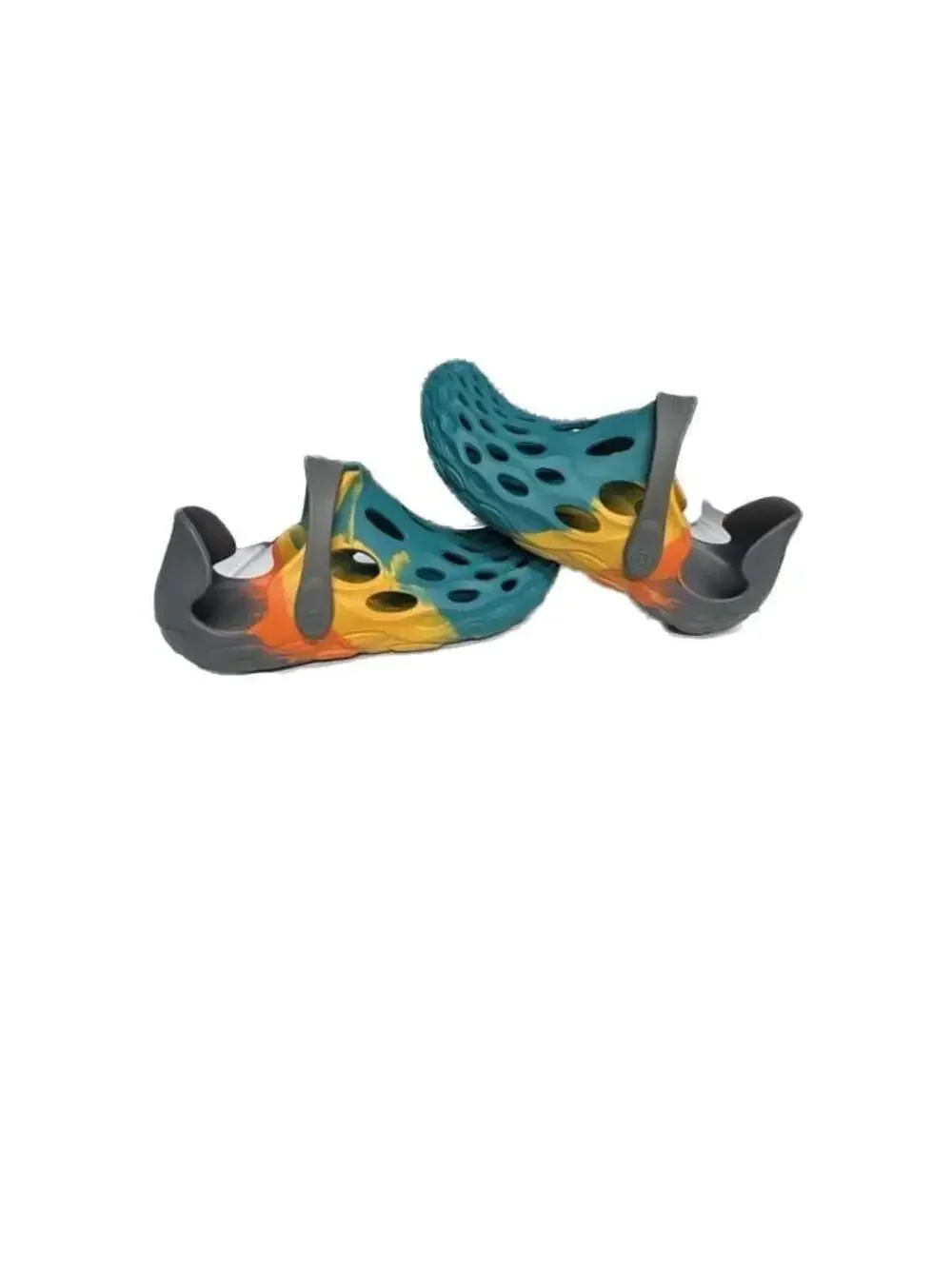 Merrell Hydro Moc Water Shoes Multi-Color Teal and Orange